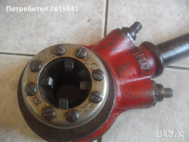 VIRAX 521/VIRAX Type62-Made in FRANCE-Винторезка/Винтонарезка/Плашка Резби На Тръби-Виракс-Глава 1/2, снимка 4 - Други инструменти - 37465816