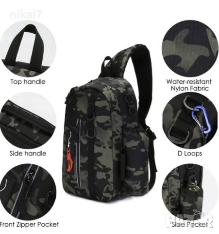 чанта за спинингов риболов Daiwa+риболовни принадлежности+джоб въдица, снимка 11 - Чанти - 42944302