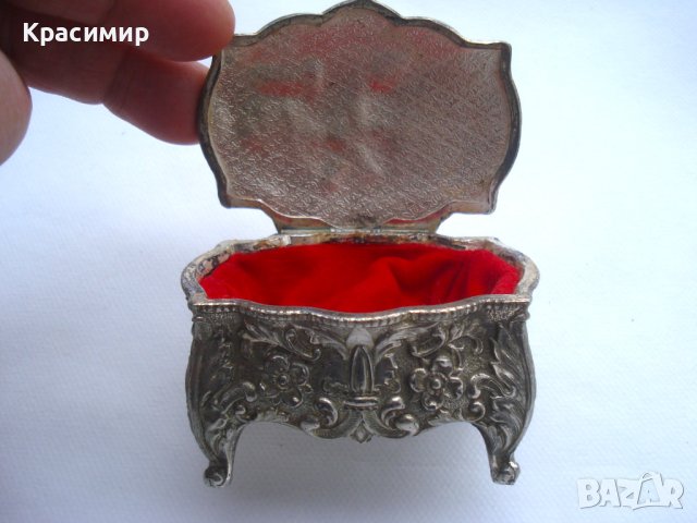 Стара барокова кутия за бижута, снимка 2 - Антикварни и старинни предмети - 43959727