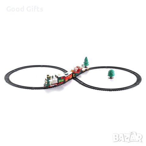 Музикално Коледно влакче и аксесоари, снимка 2 - Влакчета, самолети, хеликоптери - 42974325