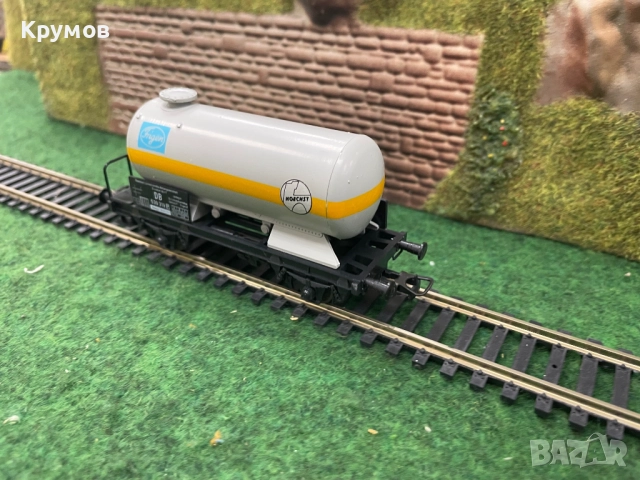 Вагон товарен цистерна 2-осен HO 1:87 влак ЖП модел, снимка 8 - Колекции - 51527111