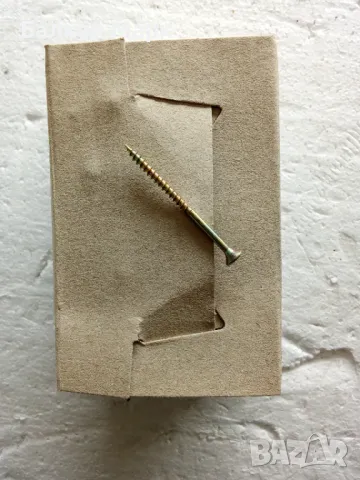 🔩ВИНТ, ВИНТОВЕ-TORX ЗА ДЪРВО,ПДЧ,МДФ,шперплат,OSB-3.5х50мм-хроматирани-200бр./оп., снимка 2 - Железария - 49910154