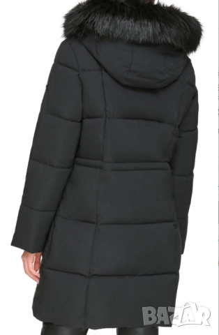 DKNY ватирано много дебело дълго яке размер ХЛ, снимка 5 - Якета - 52131018