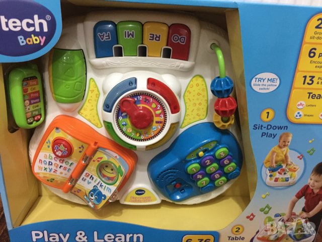НОВА! Vtech Музикална Занимателна Маса, снимка 4 - Играчки за стая - 35129182