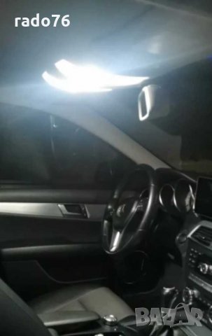 Canbus 15бр.LED крушка за вътрешна светлина Комплект за Mercedes C E S M  ML GL W203 W204 W210 W211, снимка 14 - Аксесоари и консумативи - 32471607
