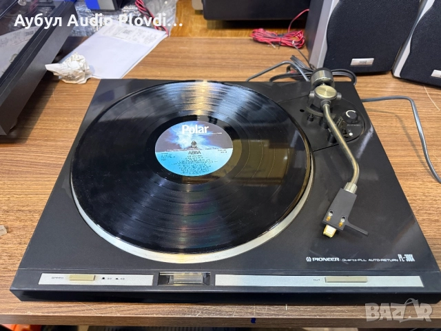PIONEER PL-300X Direct Drive Turntable - Quartz PLL Auto-Return + Cartridge PIONEER PC-110 - Black, снимка 2 - Грамофони - 52857504