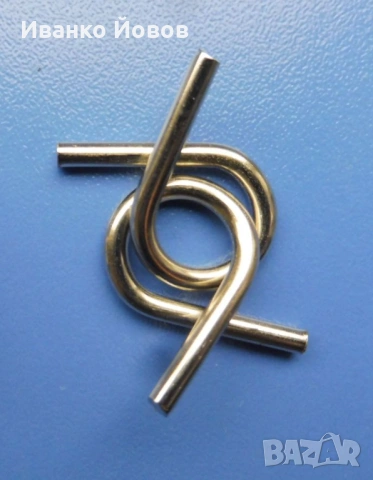 10 броя 3D метални пъзели + подарък кутия – Образователно, Забавно,  Предизвикателно за IQ, снимка 10 - Пъзели - 53523525