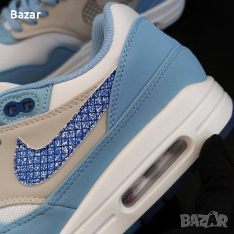 Nike AirMax 1 Premium Blue Размер 43 Номер 27.5см Стелка Мъжки Маратонки Обувки Нови Оригинални, снимка 2 - Маратонки - 43050925