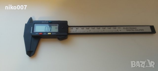Цифров  Електронен шублер-дебеломер 150 мм Микрометър , снимка 10 - Шублери - 37666817