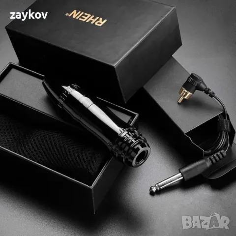 HAWINK Rotary Tattoo Maschine Kit Професионална писалка за татуировки RCA , снимка 5 - Други инструменти - 47549410