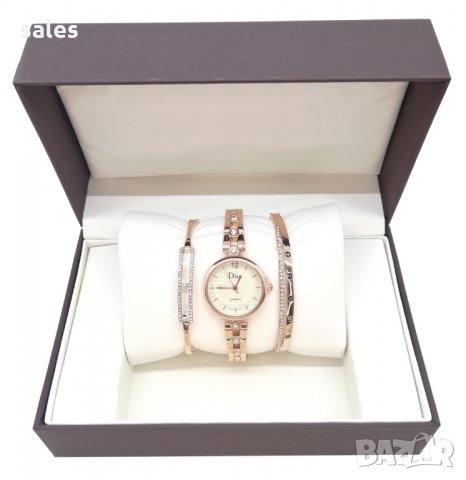 Стилен дамски часовник + 2бр. красиви гривни - Модел ТМ-263, снимка 1 - Дамски - 27765647