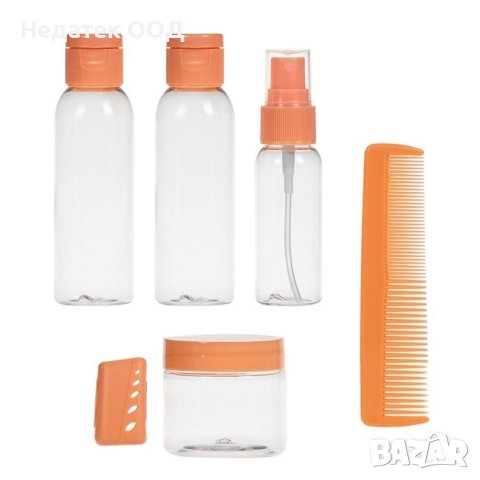 Комплект бутилки за пътуване "Bon Yoyage" , 6 бр., снимка 1 - Комплекти и лотове - 43571936