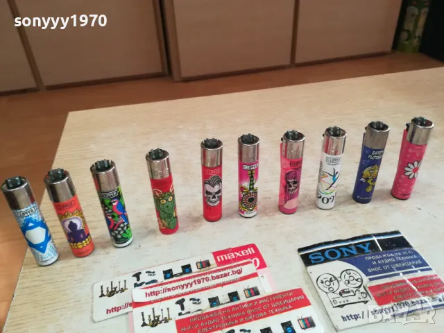 CLIPPER-КОЛЕКЦИЯ ОТ 10БР ЗАПАЛКИ-ЛОТ 1 2012241735, снимка 6 - Запалки - 48417822