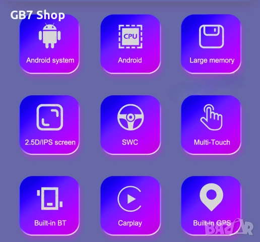 Мултимедия за Opel 2Din 7-инчa *Android|Carplay | Bluetooth |GPS навигация | Bluetooth | MP5 плейър , снимка 5 - Аксесоари и консумативи - 52741295