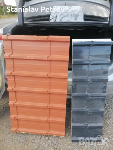 Промоция!!! Покривен панел 4см. 5ребра антрацит 7016, снимка 2 - Ремонти на покриви - 43866074