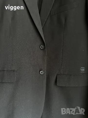 Модерно лятно сако тип блейзър на G-Star. Размер 54 XL Цвят черен. ТОП, снимка 7 - Сака - 50223790