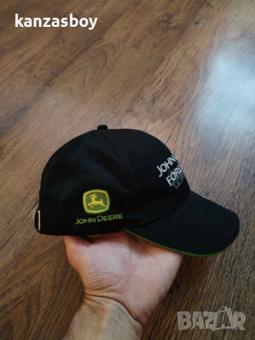john deere cap - страхотна шапка 100% оригинал отлично състояние универсален размер, снимка 3 - Шапки - 51203582