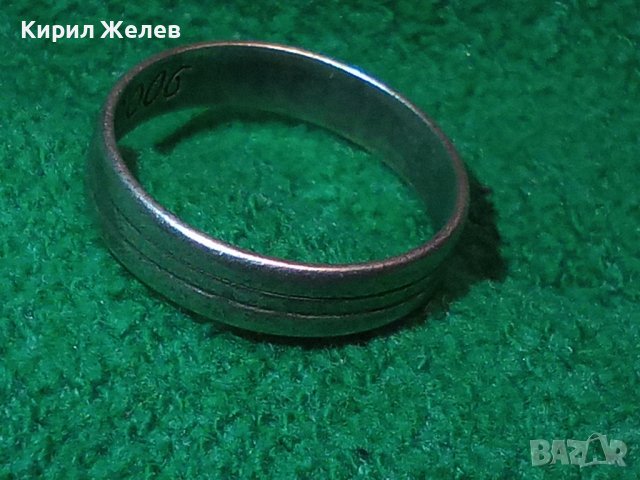 Nicole 3.2.2006 СРЕБЪРНА ХАЛКА Ръчно НАДПИСАНА ОКСИДИРАНО СРЕБРО ВИСОКА ПРОБА МАЙСТОРСКА 40329, снимка 6 - Пръстени - 42796209