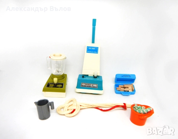 Играчки за Навиване Куклена Kъща Galoob Кухненско Oборудване Уреди Японски Миниатюрни, снимка 2 - Кукли - 51848430