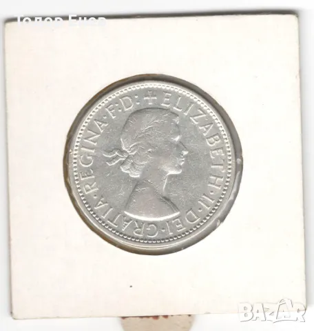 Australia-1 Florin-1960-KM# 60-Elizabeth II 1st p.-Silver, снимка 4 - Нумизматика и бонистика - 17988994