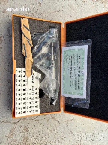 микрометър MITUTOYO  0-25 мм., снимка 2 - Други машини и части - 5618268