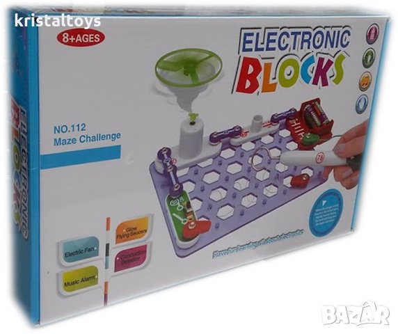 Детски комплект Конструктор - електрически части, снимка 1