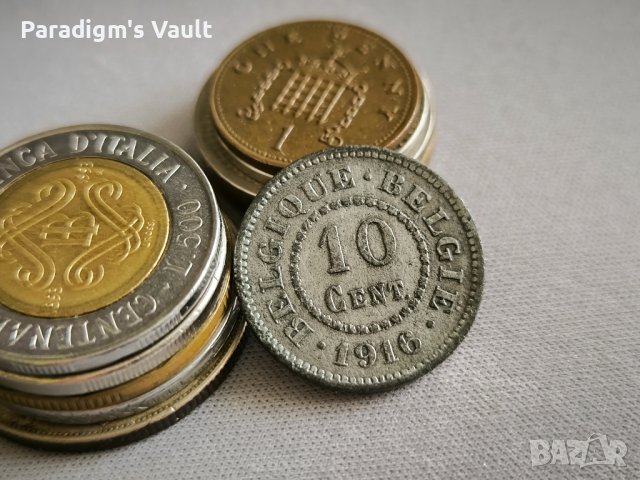Монета - Белгия - 10 цента | 1916г.