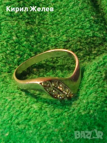 КРАСИВ СКЪПОЦЕНЕН СРЕБЪРЕН ПРЪСТЕН СРЕБРО ВИСОКА ПРОБА с ИСКРЯЩИ ФАСЕТИРАНИ ПЛАНИНСКИ КРИСТАЛИ 47968, снимка 13 - Пръстени - 49606556