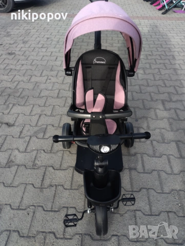 BYOX Детска триколка SUMMER розов, снимка 4 - Детски велосипеди, триколки и коли - 53564565