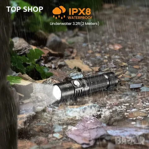 Sofirn SP10 Pro EDC фенерче, AA фенерче с потребителски интерфейс Anduril 2, снимка 3 - Друга електроника - 48758710