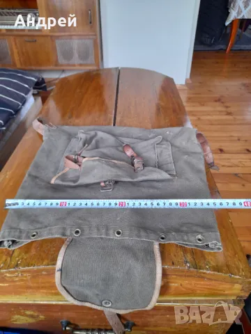 Стара брезентова раница #13, снимка 5 - Екипировка - 50258525