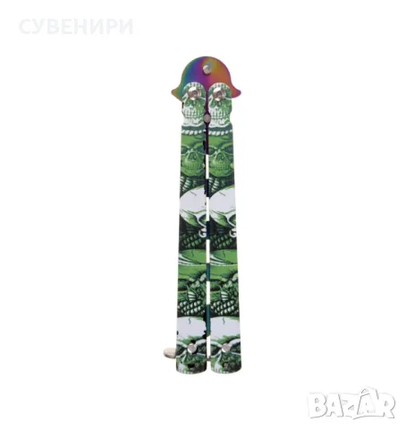 Тренировъчен джобен нож тип пеперуда , снимка 3 - Ножове - 49297869