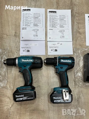 Инструменти MAKITA / DDF453/ DDF485 / DC18RC / DC18SD, снимка 6 - Винтоверти - 52440837