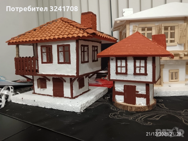 Макети на възрожденски къщи 