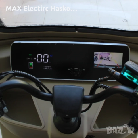 Триместна електрическа триколка RED GOLF 2000W/60V/25Ah, снимка 13 - Мотоциклети и мототехника - 52132136