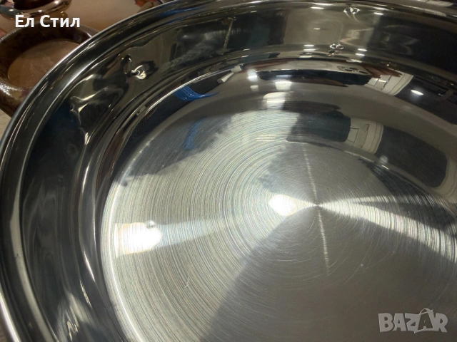 Комплект съдове за готвене от 12 части – Неръждаема стомана, равномерно нагряване и лесна поддръжка, снимка 7 - Съдове за готвене - 53567226