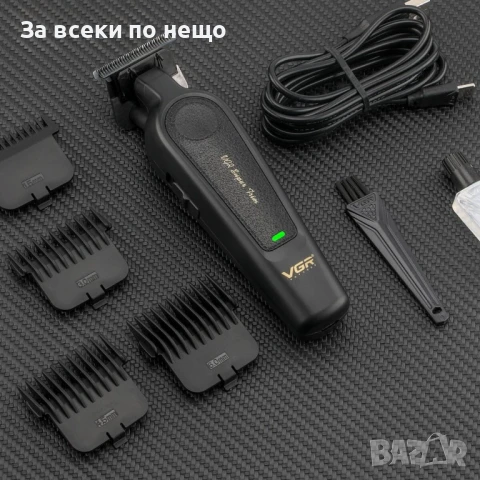 VGR V-995 – Тример за коса и брада с LED дисплей и 300 минути работа, снимка 2 - Други инструменти - 51108505