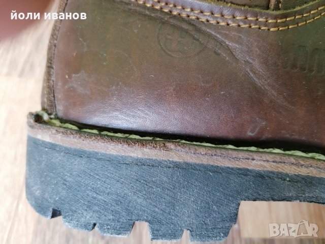 Кожени,шити обувки за туризъм 44 номер, снимка 3 - Екипировка - 32748100