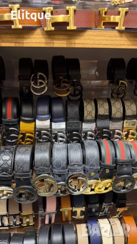 колани от естествена кожа в кутия celine Louis Vuitton Christian Dior Tommy Hilfiger , снимка 11 - Колани - 52907831