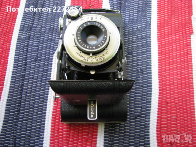Фотоапарат с мех KODAK, снимка 4 - Антикварни и старинни предмети - 28594387