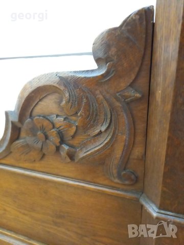 Ретро дървена спалня масив, снимка 8 - Антикварни и старинни предмети - 43249013