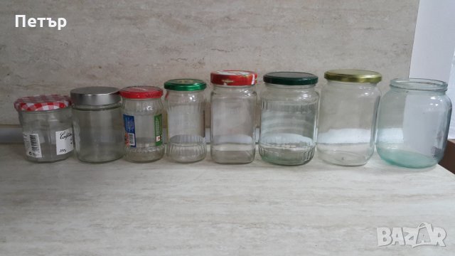 Буркани - различни видове с капачки