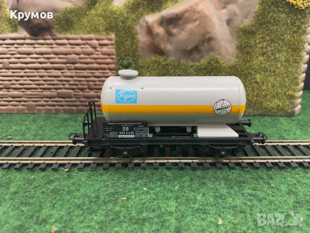 Вагон товарен цистерна 2-осен HO 1:87 влак ЖП модел, снимка 7 - Колекции - 51527111