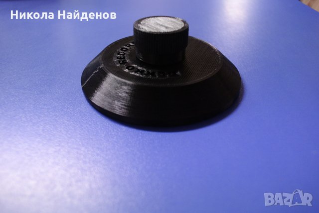 Черна клампа за грамофон, снимка 2 - Грамофони - 35405436