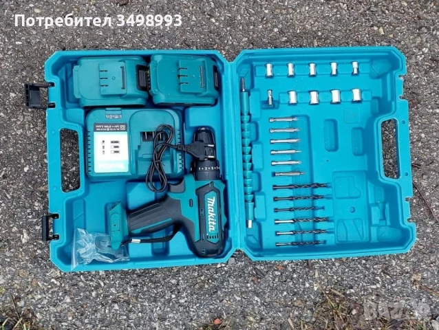 Винтоверт Макита пълен комплект , снимка 4 - Винтоверти - 50696907