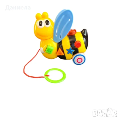 Музикална играчка за дърпане пчела , снимка 3 - Музикални играчки - 49434305