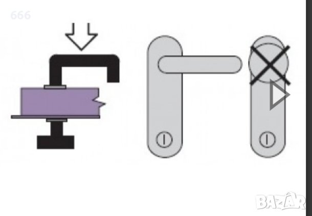 КОМПЛЕКТ ДРЪЖКИ ЗА ПОЖАРОУСТОЙЧИВА ВРАТА, снимка 8 - Други - 36929883