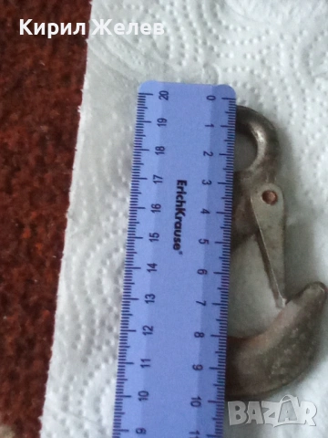 Кука с осигурител метална с предпазител 53789, снимка 3 - Антикварни и старинни предмети - 53503444