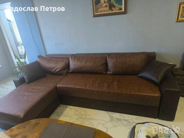 ъглов диван, снимка 2 - Дивани и мека мебел - 52652981