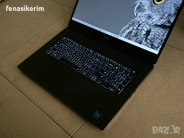 17.3 Full HD IPS Core i7-11850H DELL Precision 7760 32GB DDR4/512GB NVMe/Nvidia RTX A3000 6GB/Бат 6ч, снимка 7 - Лаптопи за работа - 52456302